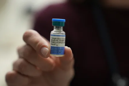 School vaccination rates inch down